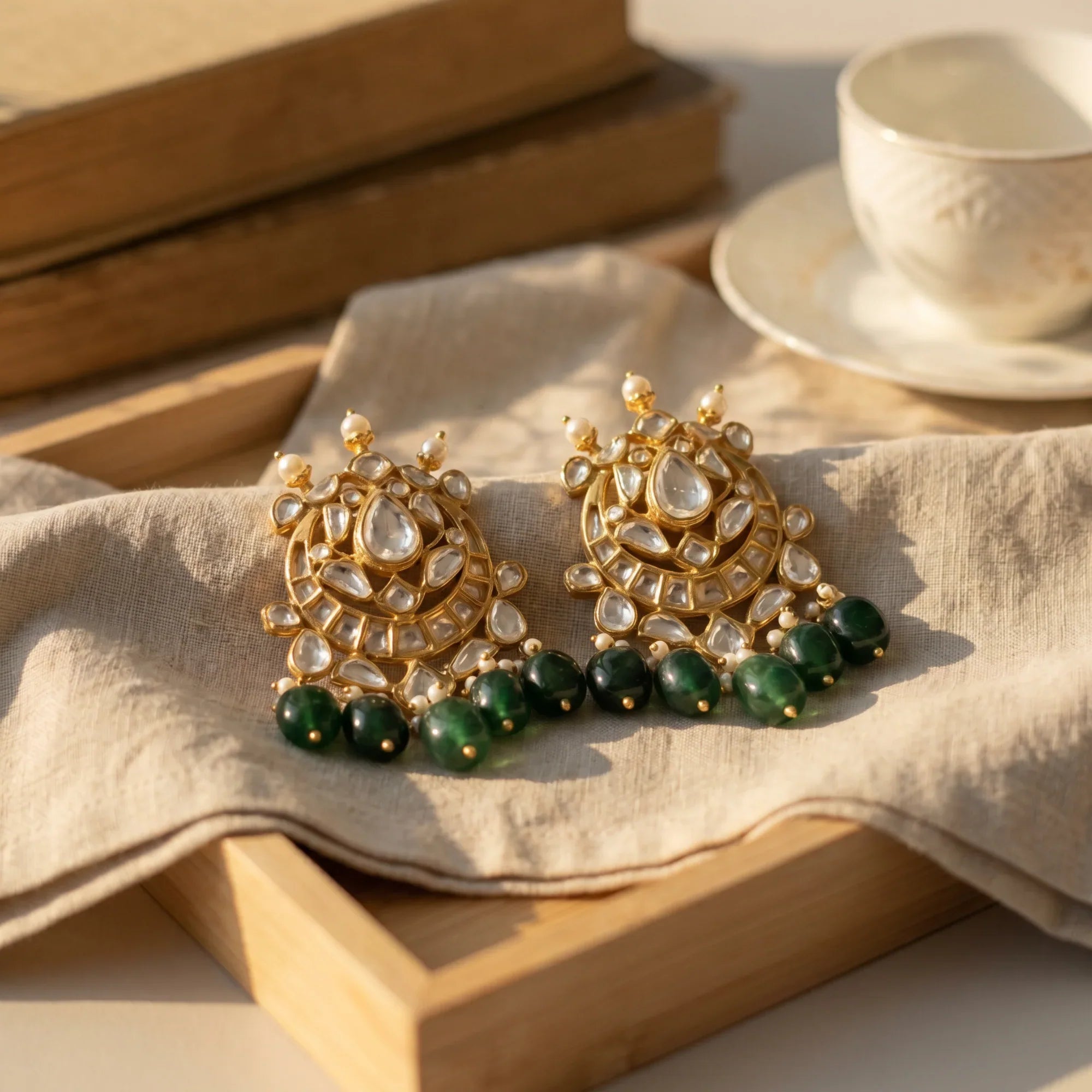 Statement Handcrafted Jhumkas & Chandbalis: The Definitive Face Shape, Neckline & Styling Masterclass