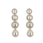A pair of Nadine Earrings in close-up view