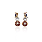 Vasundhara’s Indira Earrings are Featured on White Background 