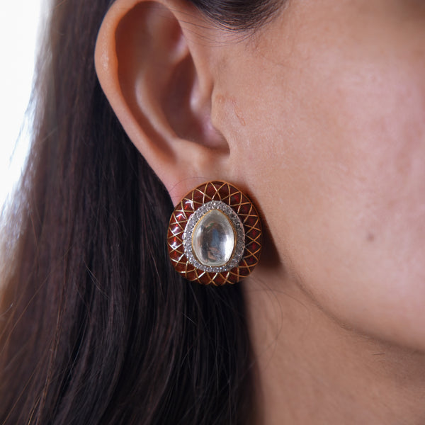 Eshwari Red Earrings