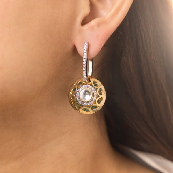 2 in 1 Narmada Earrings alternate angle