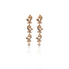 It is the image of a pair of Mithira Earrings on white background 