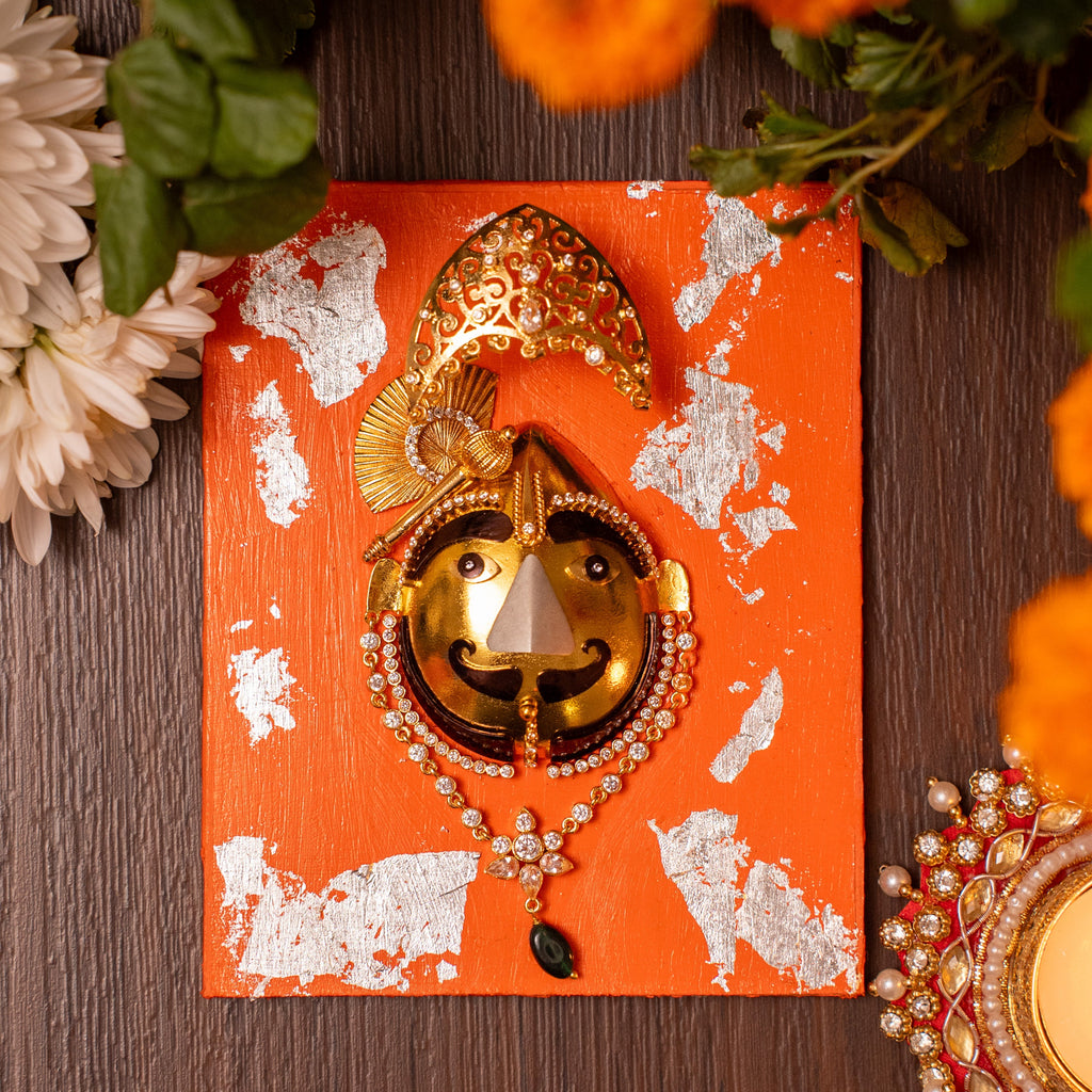 Mini Salasar Balaji (Hanumanji) Mural Art Work - The Silent Strength