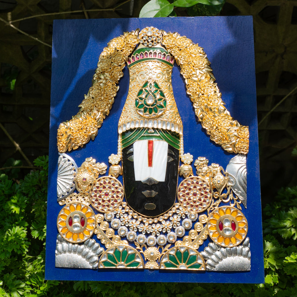 Lord Venkateswara (Tirupati Balaji) Mural Art Work - The Eternal Guardian