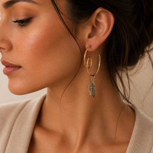Shynara 3 in 1 Earrings alternate angle