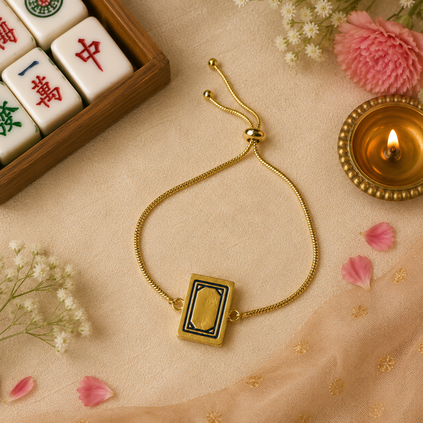 Mahjong White Dragon Bracelet alternate angle