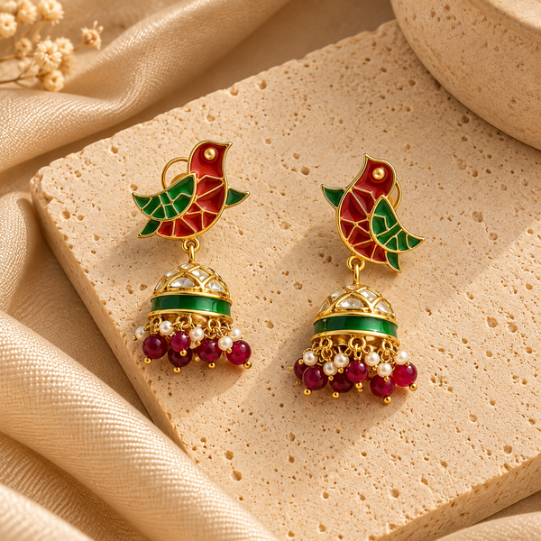 Raiva Earrings alternate angle