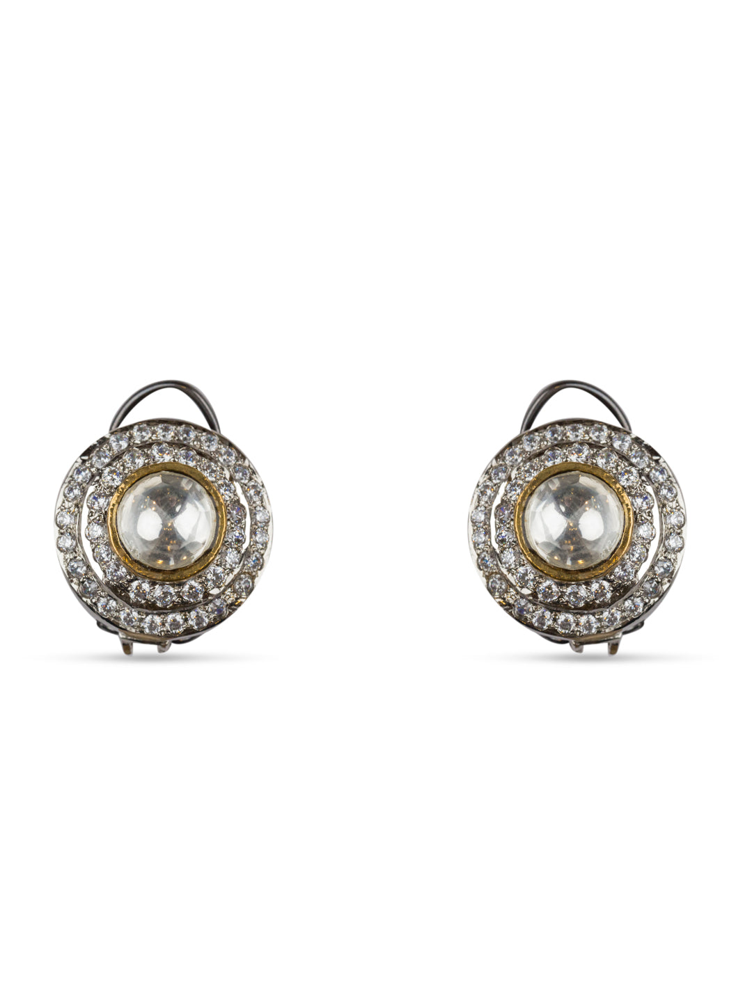 Noor Kundan Studs from Vasundhara is displayed on a white background