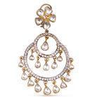 Single piece of Adara Earrings is displayed on the white background 