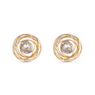 It is the image of a pair of Rida Earrings on white background 