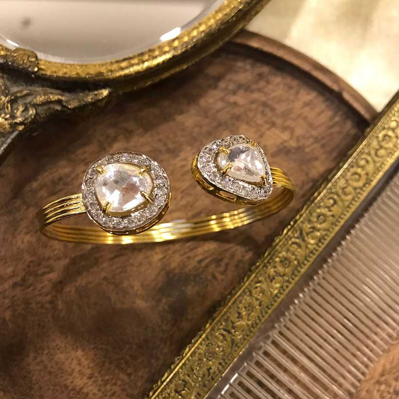 Ruby Polki Haath Phool Four Fingers Ring Haathphool Bracelet Indian Bridal  Jewellery - Etsy UK | Antique gold, Gold bracelet, Gold